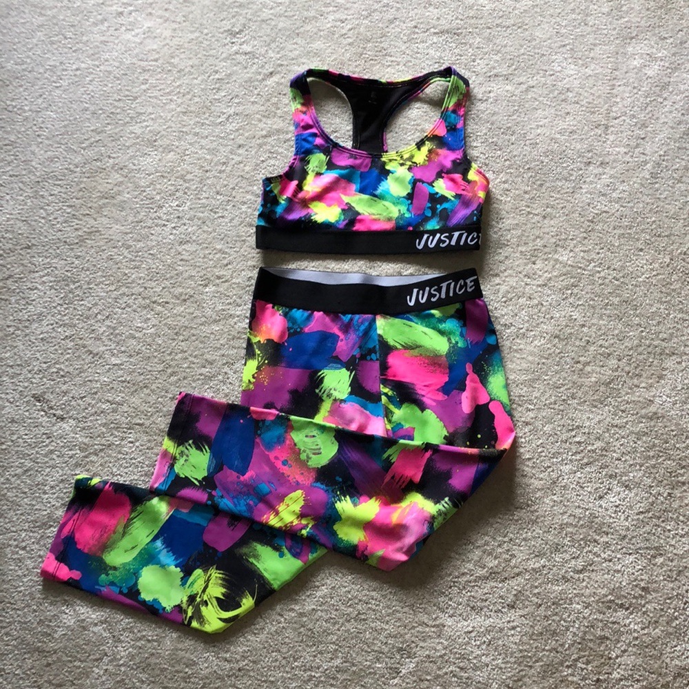 Justice Matching Pants and Bra